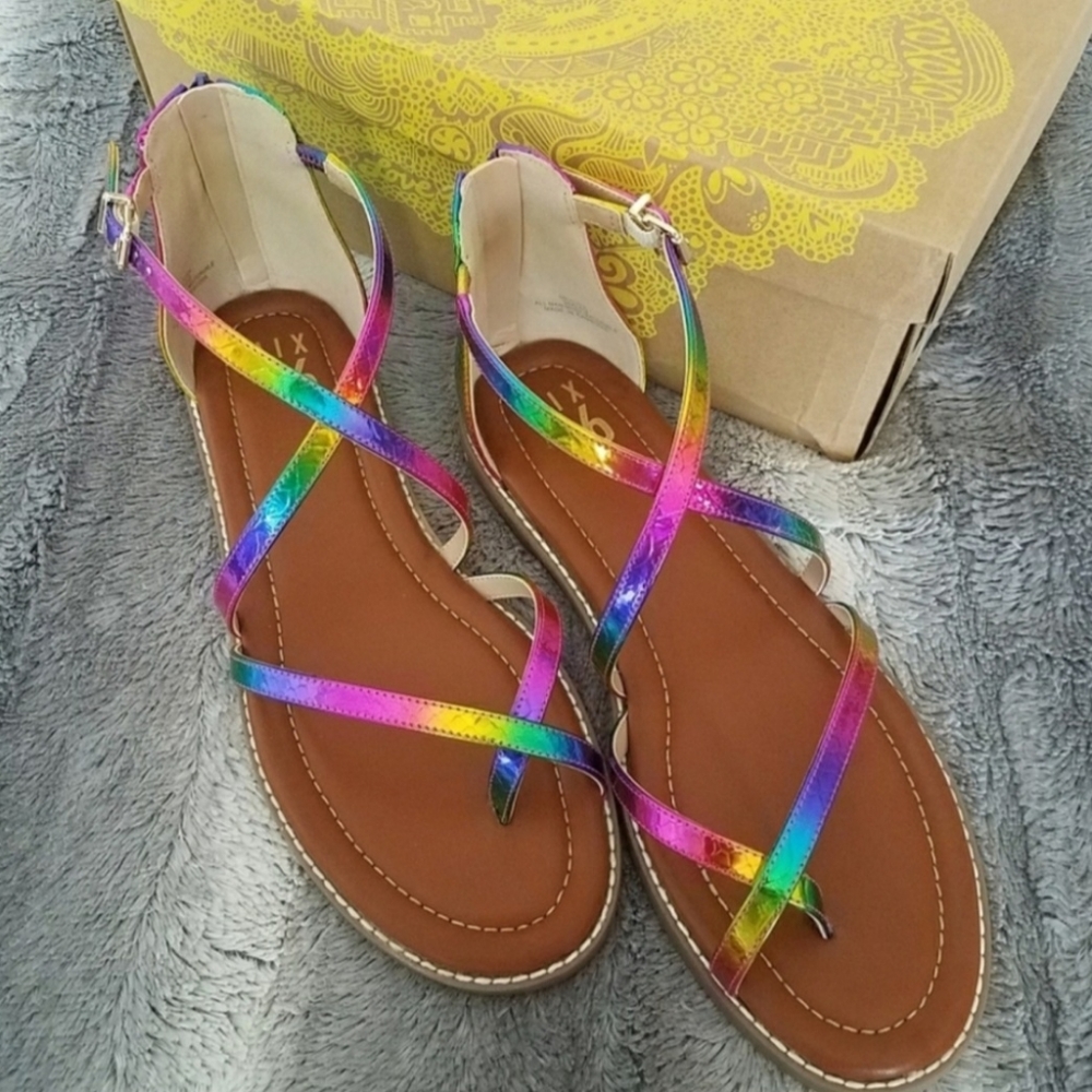 Rainbow Sandals Size 9.5 NWOT